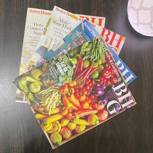 Better Homes and Gardens Magazines Apr May Jun Jul/Aug 2024 Set of 4 Books New